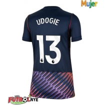 Camiseta Tottenham Hotspur Destiny Udogie #13 Visitante Equipación para mujer 2026-27 manga corta